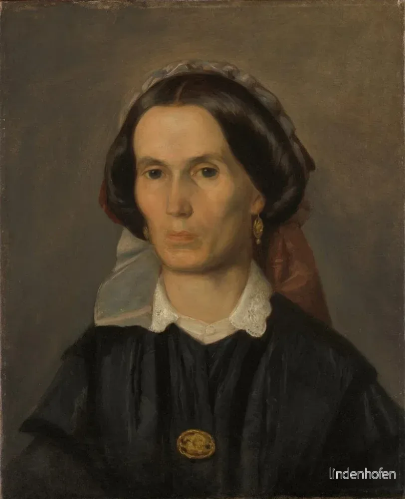 Målning Portrait de Joanna Dziubandowska - Aleksander Kotsis | Konsttryck - Bild 2