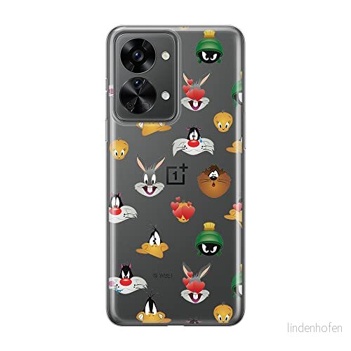 ERT GROUP mobiltelefonfodral för Oneplus NORD 2T 5G originalt och officiellt licensierat Looney Tunes mönster 007 optimalt anpassad till formen på mobiltelefonen, gedeeltelijk transparant 5905511269692