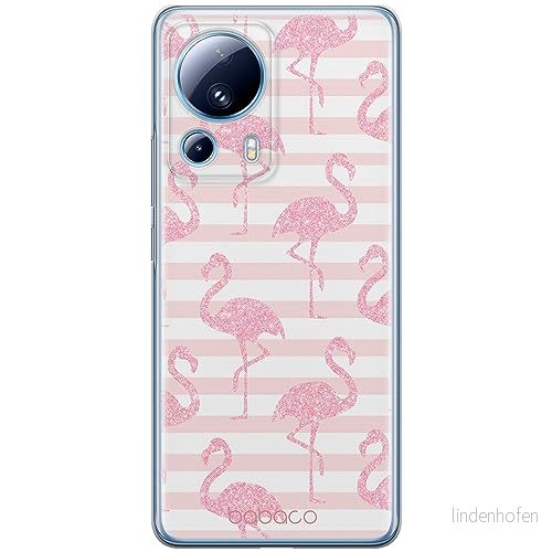 ERT GROUP mobiltelefonfodral för Xiaomi 13 LITE/CIVI 2 originalt och officiellt licensierat Babaco mönster Flamingo 001 optimalt anpassad till formen på mobiltelefonen, fodral tillverkad av TPU plast 5905511918804