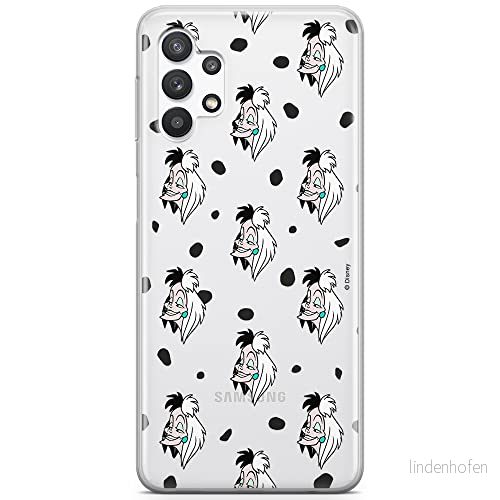 ERT GROUP mobiltelefonfodral för Samsung A32 5G originalt och officiellt licensierat Disney mönster Cruella 005 optimalt anpassad till formen på mobiltelefonen, gedeeltelijk transparant 5903040047347