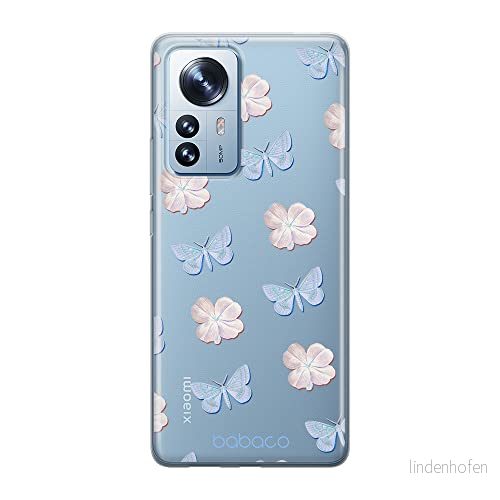 ERT GROUP mobiltelefonfodral för Xiaomi 12 / 12X originalt och officiellt licensierat Babaco mönster Flowers 043 optimalt anpassad till formen på mobiltelefonen, gedeeltelijk transparant 5905511490157