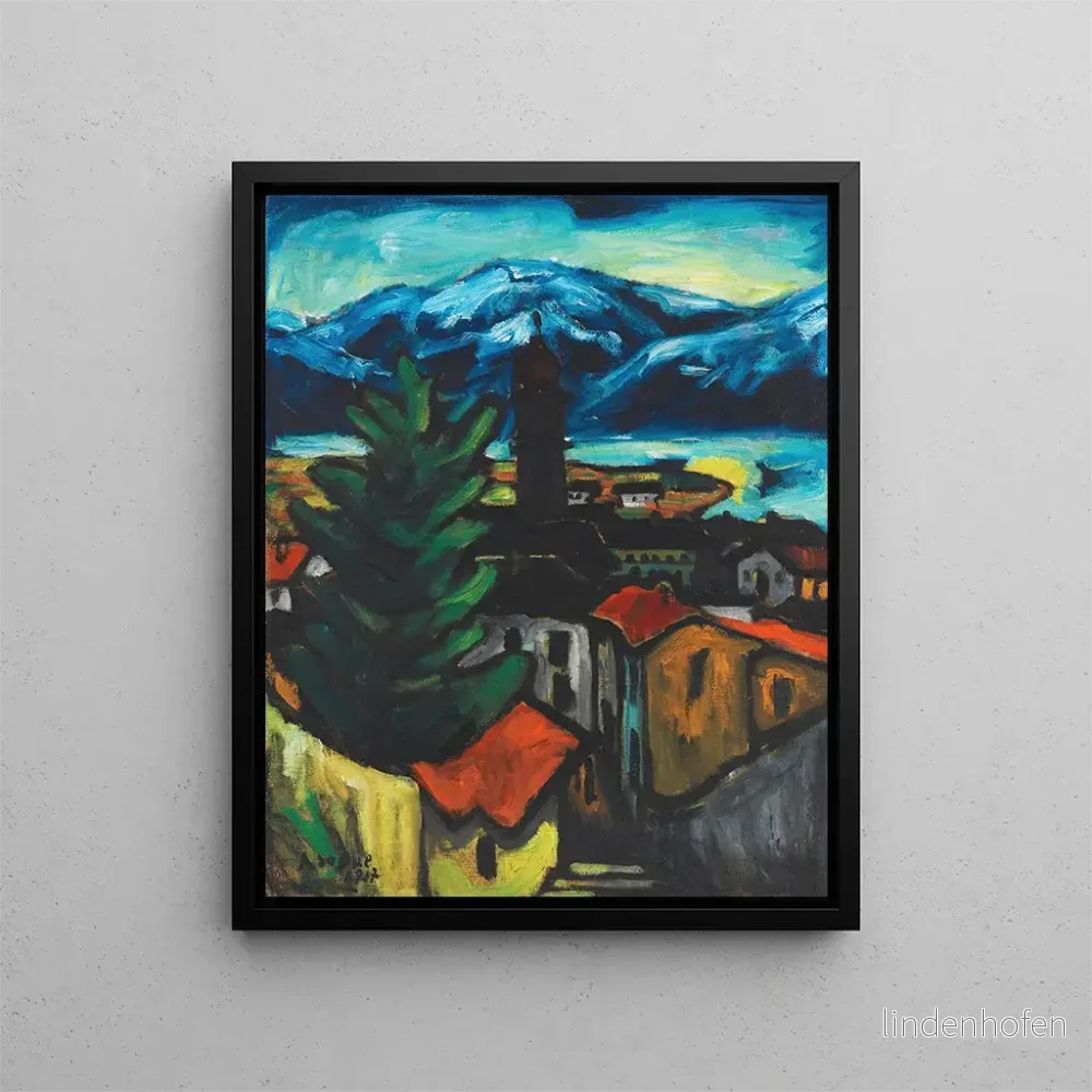 Målning Ascona – Arthur Segal | Konsttryck