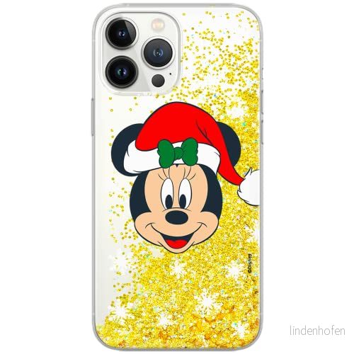 ERT GROUP mobiltelefonfodral för Apple Iphone XS Max originalt och officiellt licensierat Disney mönster Minnie 061 Vit optimalt anpassad till formen på mobiltelefonen, med glitter overflow effekt 5903932081688