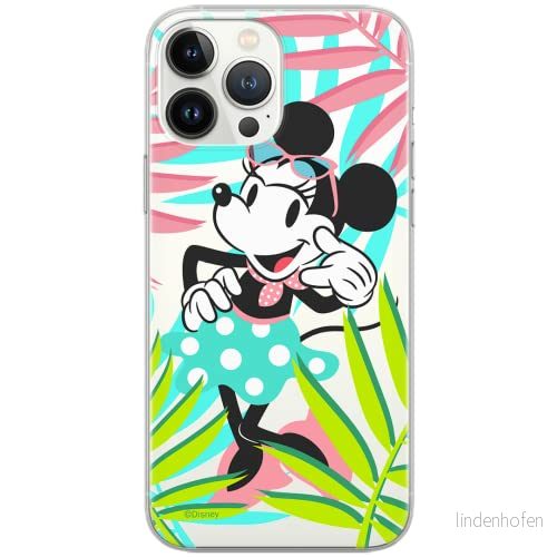 ERT GROUP mobiltelefonfodral för Samsung S10 PLUS originalt och officiellt licensierat Disney mönster Minnie 040 Vit optimalt anpassad till formen på mobiltelefonen, gedeeltelijk transparant 5903040669921