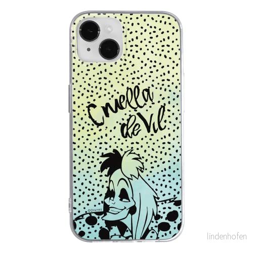 ERT GROUP mobiltelefonfodral för Apple Iphone 14 originalt och officiellt licensierat Disney mönster Cruella 002 optimalt anpassad till formen på mobiltelefonen, fodral tillverkad av TPU plast 5905131890511