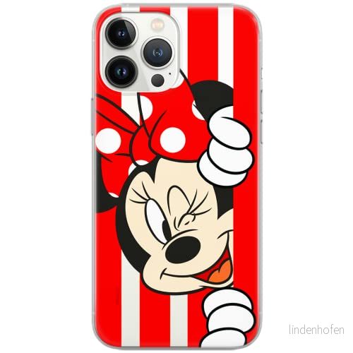 ERT GROUP mobiltelefonfodral för Xiaomi Redmi Note 11 Pro 5G/11 4G originalt och officiellt licensierat Disney mönster Minnie 059, gedeeltelijk transparant 5904805631382