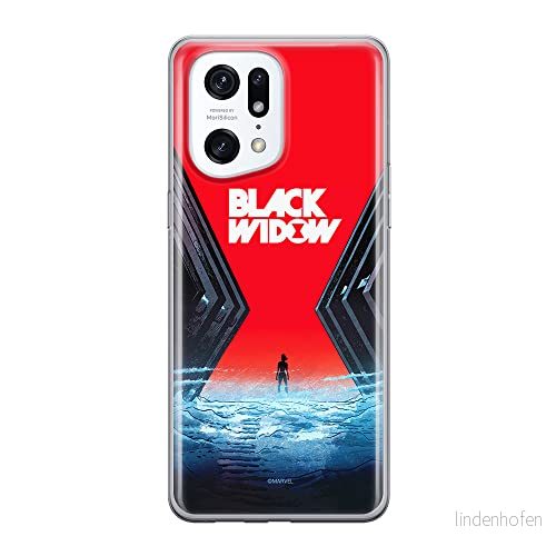 ERT GROUP mobiltelefonfodral för Oppo FIND X5 PRO originalt och officiellt licensierat Marvel mönster Black Widow 001 optimalt anpassad till formen på mobiltelefonen, fodral tillverkad av TPU plast 5905511399009