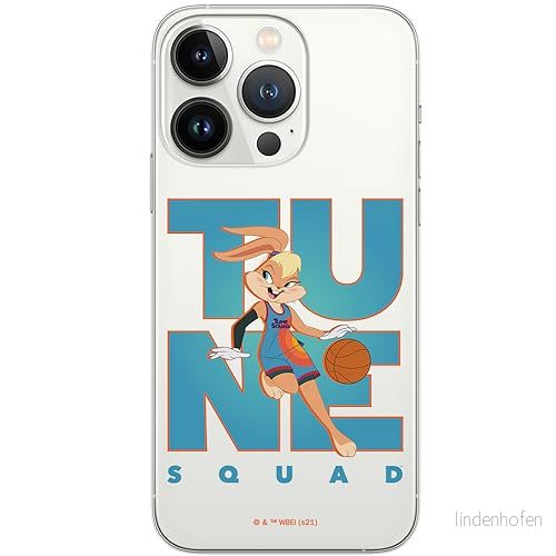ERT GROUP mobiltelefonfodral för Iphone 13 PRO originalt och officiellt licensierat Looney Tunes mönster Space Jam 007 optimalt anpassad till formen på mobiltelefonen, gedeeltelijk transparant 5905511030551