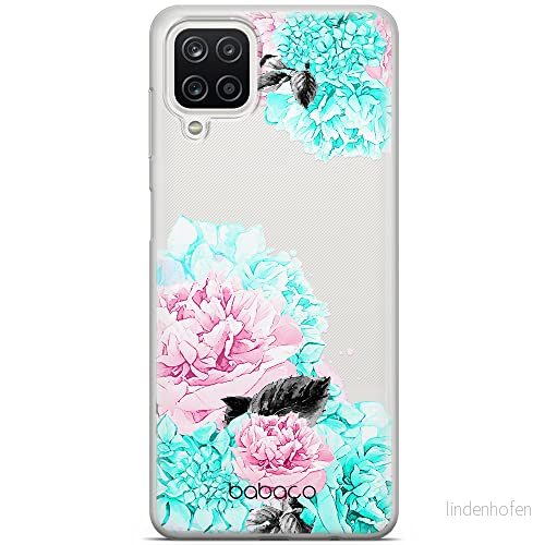 ERT GROUP mobiltelefonfodral för Samsung A12 / M12 originalt och officiellt licensierat Babaco mönster Flowers 002 optimalt anpassad till formen på mobiltelefonen, gedeeltelijk transparant 5904805384943