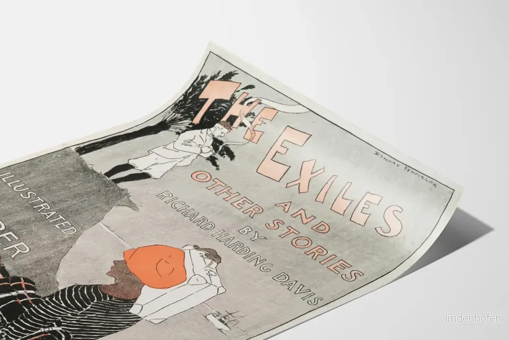 Vintageposter The Exiles and Other Stories av Edward Penfield - Bild 3