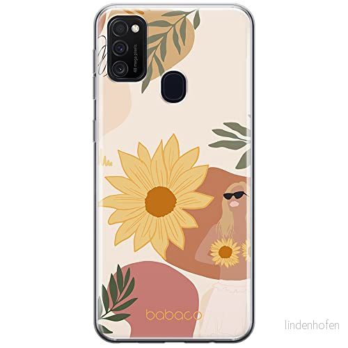 ERT GROUP mobiltelefonfodral för Samsung M21 originalt och officiellt licensierat Babaco mönster Flowers 015 optimalt anpassad till formen på mobiltelefonen, fodral tillverkad av TPU plast 5903932620313