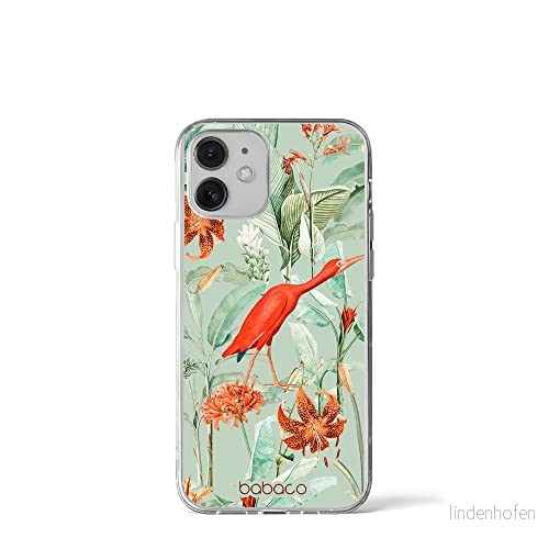 ERT GROUP mobiltelefonfodral för Iphone 12 Mini originalt och officiellt licensierat Babaco mönster Flowers 049 optimalt anpassad till formen på mobiltelefonen, fodral tillverkad av TPU plast 5905131344496