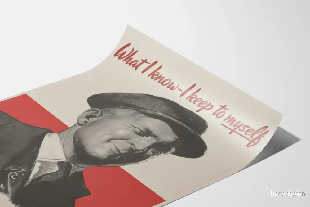 Vintageposter « Careless Talk Costs Lives » - Retro väggdekoration Artem Legrand - Bild 3