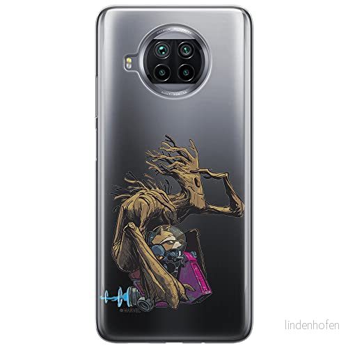 ERT GROUP mobiltelefonfodral för Xiaomi REDMI NOTE 9T originalt och officiellt licensierat Marvel mönster Guardians of the Galaxy 004 anpassad till formen på mobiltelefonen, gedeeltelijk transparant 5904805648649