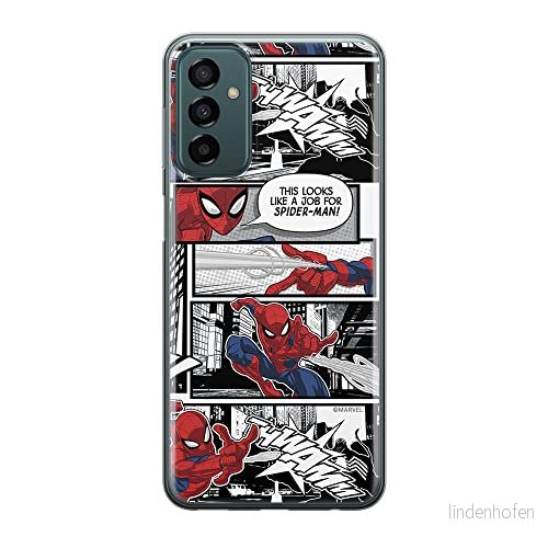 ERT GROUP mobiltelefonfodral för Samsung M13 4G/M23 5G/F23 originalt och officiellt licensierat Marvel mönster Spider Man 001 anpassad till formen på mobiltelefonen, fodral tillverkad av TPU plast 5905511362409