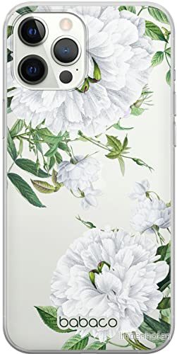 ERT GROUP mobiltelefonfodral för Iphone 12/12 PRO originalt och officiellt licensierat Babaco mönster Flowers 047 optimalt anpassad till formen på mobiltelefonen, gedeeltelijk transparant 5905131332523