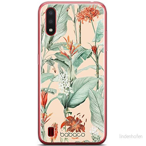 ERT GROUP mobiltelefonfodral för Samsung A01 originalt och officiellt licensierat Babaco mönster Flowers 048 optimalt anpassad till formen på mobiltelefonen, fodral tillverkad av TPU plast 5905131337412
