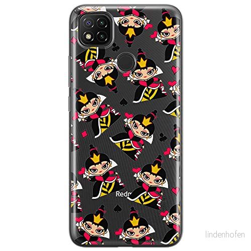 ERT GROUP mobiltelefonfodral för Xiaomi REDMI 9C originalt och officiellt licensierat Disney mönster Queen of Hearts 002 optimalt anpassad till formen på mobiltelefonen, gedeeltelijk transparant 5905131433770