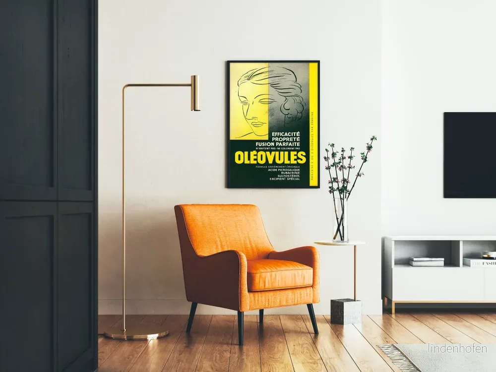 Vintageposter Oléovules - Retro väggdekoration - Bild 2