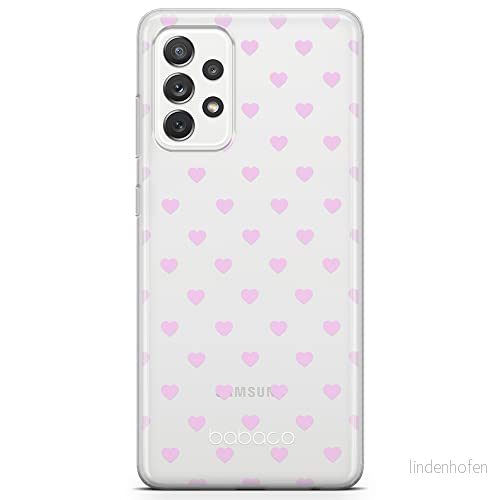 ERT GROUP mobiltelefonfodral för Samsung A72 5G originalt och officiellt licensierat Babaco mönster Hearts 001 optimalt anpassad till formen på mobiltelefonen, gedeeltelijk transparant 5903040076200
