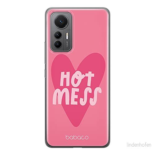 ERT GROUP mobiltelefonfodral för Xiaomi 12 LITE originalt och officiellt licensierat Babaco mönster Hot Mess 001 optimalt anpassad till formen på mobiltelefonen, fodral tillverkad av TPU plast 5905511507695