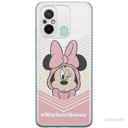 ERT GROUP mobiltelefonfodral för Xiaomi REDMI 12C/ 11A originalt och officiellt licensierat Disney mönster Minnie 053 anpassad till formen på mobiltelefonen, fodral tillverkad av TPU plast 5905511838546