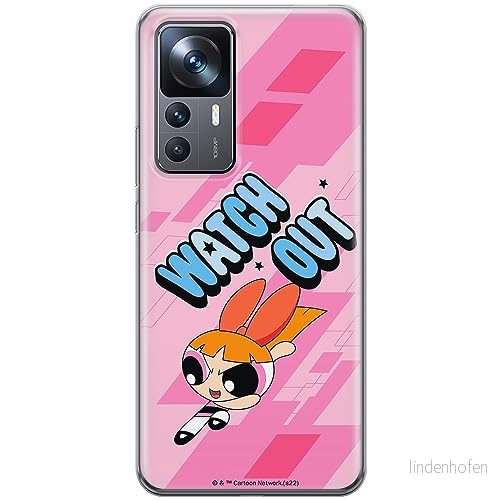ERT GROUP mobiltelefonfodral för Xiaomi 12T/ 12T pro/ K50 Ultra originalt och officiellt licensierat The Powerpuff Girls mönster 035, fodral tillverkad av TPU plast 5905511980771