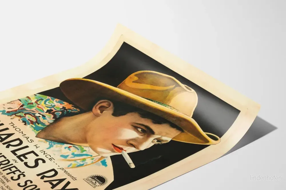 Vintageposter The Sheriff's Son västerländsk retroinredning - Bild 3