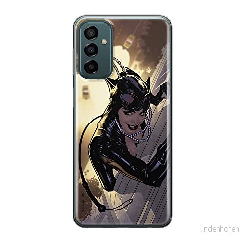 ERT GROUP mobiltelefonfodral för Samsung M13 4G/M23 5G/F23 originalt och officiellt licensierat DC mönster Catwoman 006 optimalt anpassad till formen på mobiltelefonen, fodral tillverkad av TPU plast 5905511375898
