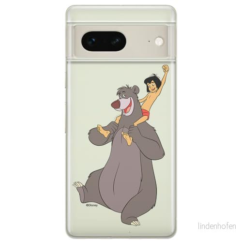ERT GROUP mobiltelefonfodral för Google PIXEL 7 originalt och officiellt licensierat Disney mönster Jungle Book 002 optimalt anpassad till formen på mobiltelefonen, gedeeltelijk transparant 5905795149420