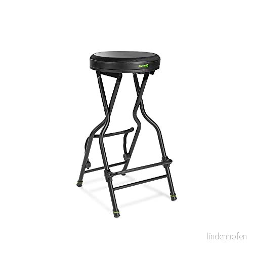 Musiker stol med gitarrstativ 4049521577345 Musiker stol med gitarrstativ 4049521577345