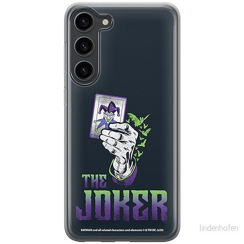 ERT GROUP mobiltelefonfodral för Samsung S23 PLUS originalt och officiellt licensierat DC mönster Joker 030 optimalt anpassad till formen på mobiltelefonen, fodral tillverkad av TPU plast 5905795054885