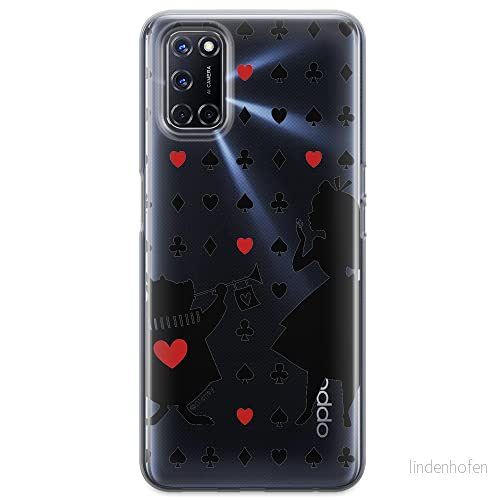 ERT GROUP mobiltelefonfodral för Oppo A92/ A72/ A52 originalt och officiellt licensierat Disney mönster Alice & Friends 001 optimalt anpassad till formen på mobiltelefonen, gedeeltelijk transparant 5903040197899