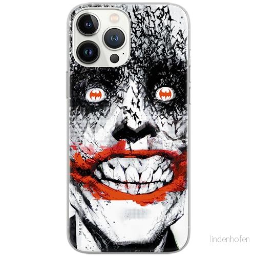 ERT GROUP mobiltelefonfodral för Iphone 13 PRO originalt och officiellt licensierat DC mönster Joker 007 Vit optimalt anpassad till formen på mobiltelefonen, fodral tillverkad av TPU plast 5903932877397