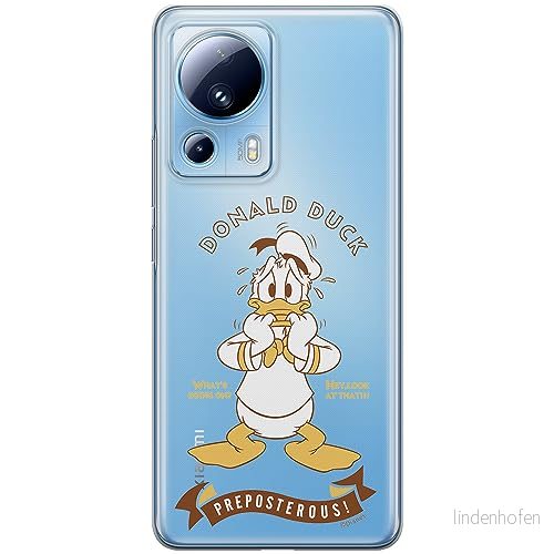 ERT GROUP mobiltelefonfodral för Xiaomi 13 LITE/CIVI 2 originalt och officiellt licensierat Disney mönster Donald 004 optimalt anpassad till formen på mobiltelefonen, gedeeltelijk transparant 5905511930974
