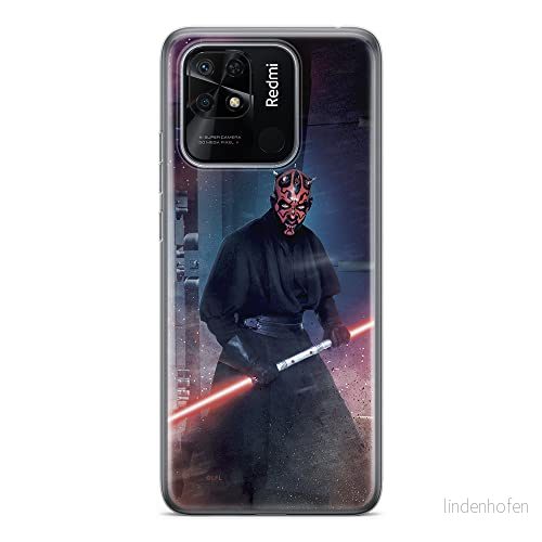 ERT GROUP mobiltelefonfodral för Xiaomi REDMI 10C originalt och officiellt licensierat Star Wars mönster Darth Maul 001 optimalt anpassad till formen på mobiltelefonen, fodral tillverkad av TPU plast 5905511534714
