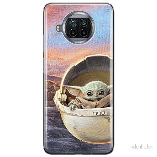 ERT GROUP mobiltelefonfodral för Xiaomi REDMI NOTE 9T originalt och officiellt licensierat Star Wars mönster Baby Yoda 005 anpassad till formen på mobiltelefonen, fodral tillverkad av TPU plast 5904805651007