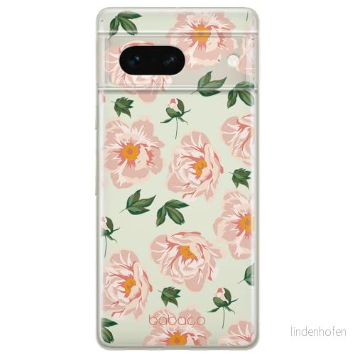 ERT GROUP mobiltelefonfodral för Google PIXEL 7 originalt och officiellt licensierat Babaco mönster Flowers 014 optimalt anpassad till formen på mobiltelefonen, gedeeltelijk transparant 5905795146085