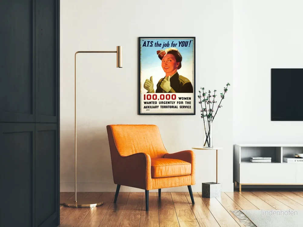 Vintage Rekryteringsaffisch ATS - Retro Väggdekoration - Bild 2