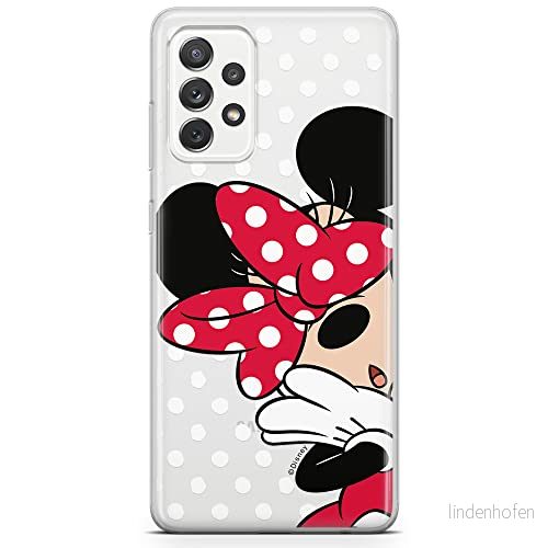 ERT GROUP mobiltelefonfodral för Samsung A73 5G originalt och officiellt licensierat Disney mönster Minnie 003 optimalt anpassad till formen på mobiltelefonen, gedeeltelijk transparant 5904805512063