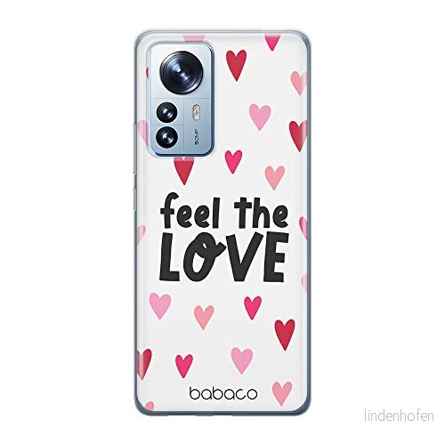 ERT GROUP mobiltelefonfodral för Xiaomi 12 / 12X originalt och officiellt licensierat Babaco mönster Feel the love 001 optimalt anpassad till formen på mobiltelefonen, gedeeltelijk transparant 5905511486525