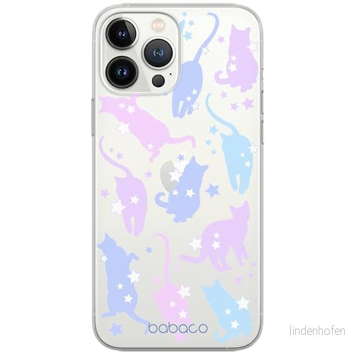 ERT GROUP mobiltelefonfodral för Iphone 13 PRO originalt och officiellt licensierat Babaco mönster Cats 016 optimalt anpassad till formen på mobiltelefonen, gedeeltelijk transparant 5905131104588