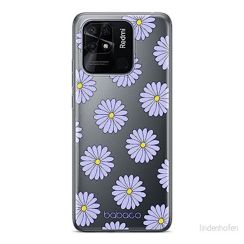 ERT GROUP mobiltelefonfodral för Xiaomi REDMI 10C originalt och officiellt licensierat Babaco mönster Flowers 021 optimalt anpassad till formen på mobiltelefonen, gedeeltelijk transparant 5905511545215