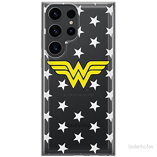 ERT GROUP mobiltelefonfodral för Samsung S23 ULTRA originalt och officiellt licensierat DC mönster Wonder Woman 006 optimalt anpassad till formen på mobiltelefonen, gedeeltelijk transparant 5905511464837