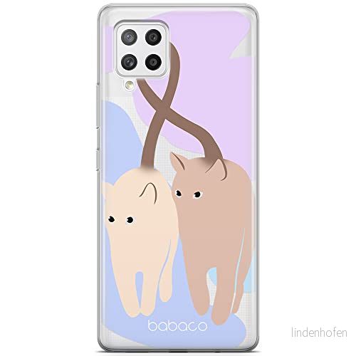ERT GROUP mobiltelefonfodral för Samsung A42 5G originalt och officiellt licensierat Babaco mönster Cats 013 optimalt anpassad till formen på mobiltelefonen, gedeeltelijk transparant 5905131088253