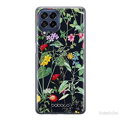 ERT GROUP mobiltelefonfodral för Samsung M53 5G originalt och officiellt licensierat Babaco mönster Flowers 041 optimalt anpassad till formen på mobiltelefonen, fodral tillverkad av TPU plast 5905511389031