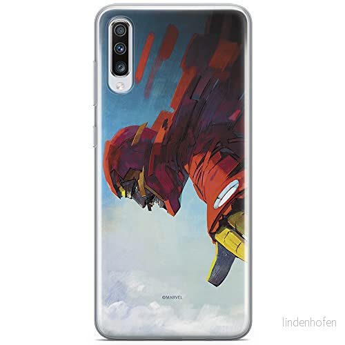 ERT GROUP mobiltelefonfodral för Samsung A70 originalt och officiellt licensierat Marvel mönster Iron Man 015 optimalt anpassad till formen på mobiltelefonen, fodral tillverkad av TPU plast 5902980413731