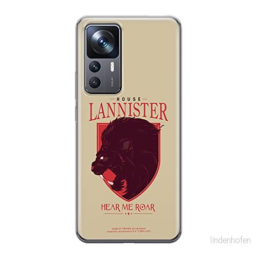 ERT GROUP mobiltelefonfodral för Xiaomi 12T/12T pro/K50 Ultra originalt och officiellt licensierat Game of Thrones mönster 008 anpassad till formen på mobiltelefonen, fodral tillverkad av TPU plast 5905511580698