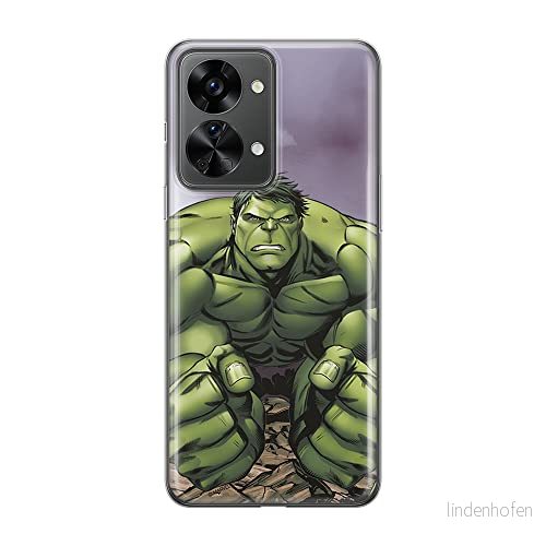 ERT GROUP mobiltelefonfodral för Oneplus NORD 2T 5G originalt och officiellt licensierat Marvel mönster Hulk 004 optimalt anpassad till formen på mobiltelefonen, fodral tillverkad av TPU plast 5905511263249