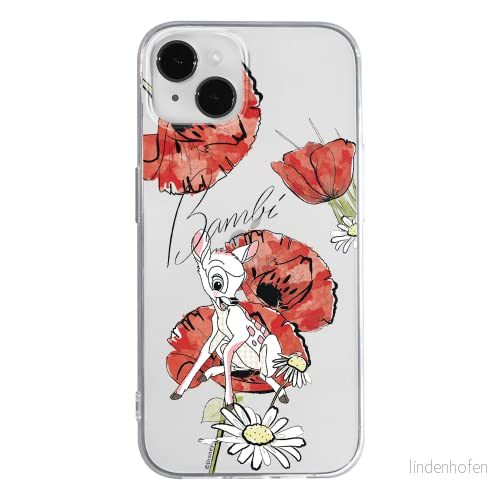 ERT GROUP mobiltelefonfodral för Apple Iphone 14 PLUS originalt och officiellt licensierat Disney mönster Bambi 002 optimalt anpassad till formen på mobiltelefonen, gedeeltelijk transparant 5905131906915